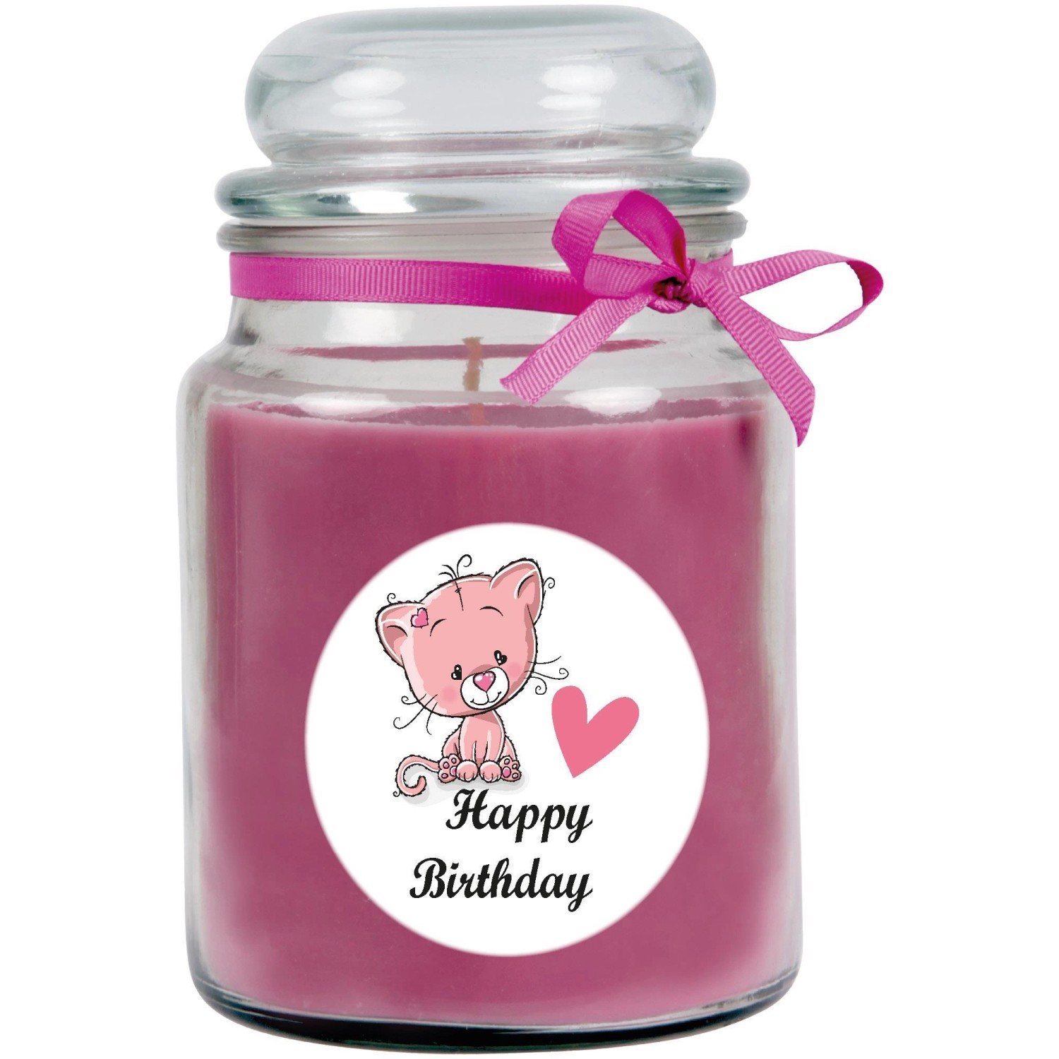 HS Candle Duftkerze & Bonbon Glas Geburtstag Lila Lavendel HS Candle Duftkerze & Bonbon Glas Geburtstag Lila Lavendel von HS Candle