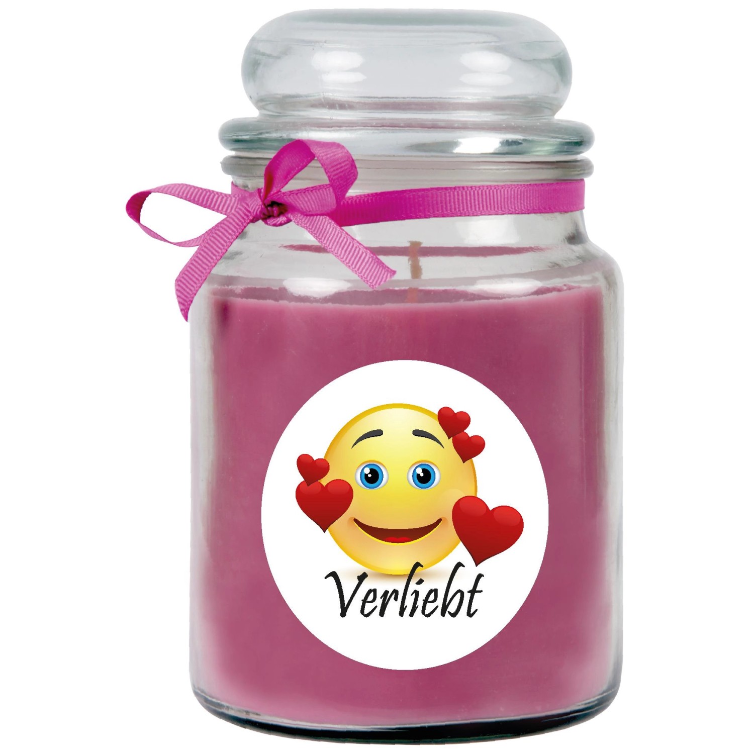 HS Candle Duftkerze & Bonbon Glas Herzen Lila Lavendel HS Candle Duftkerze & Bonbon Glas Herzen Lila Lavendel von HS Candle