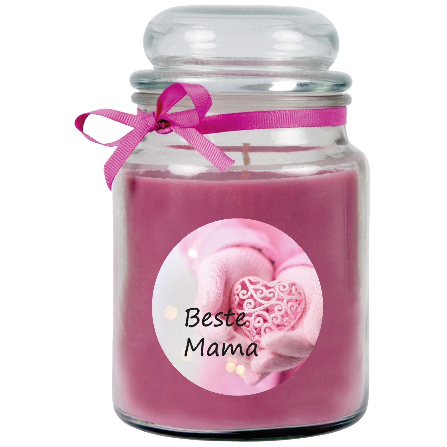 HS Candle Duftkerze & Bonbon Glas Muttertag Lila Lavendel HS Candle Duftkerze & Bonbon Glas Muttertag Lila Lavendel von HS Candle