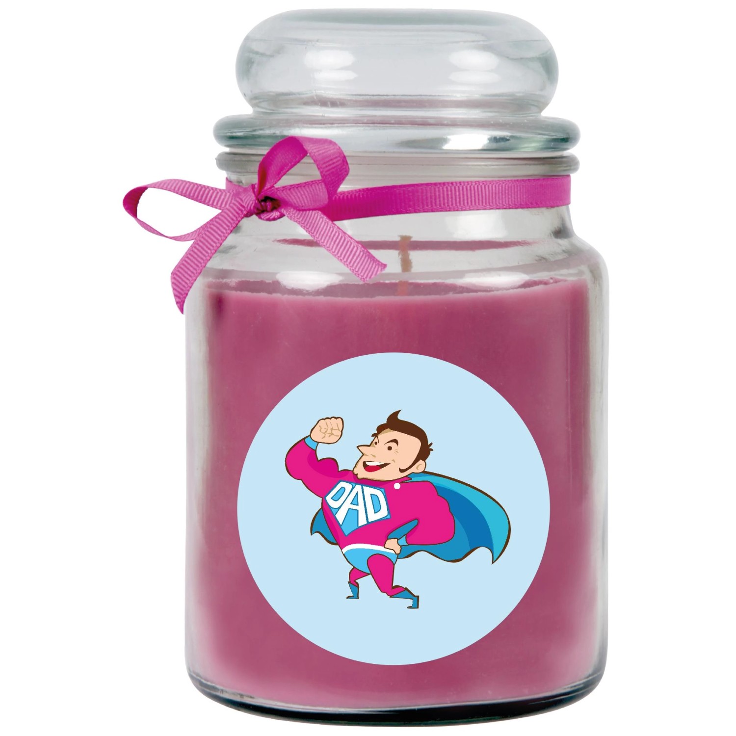 HS Candle Duftkerze & Bonbon Glas Vatertag Lavendel Lila HS Candle Duftkerze & Bonbon Glas Vatertag Lavendel Lila von HS Candle