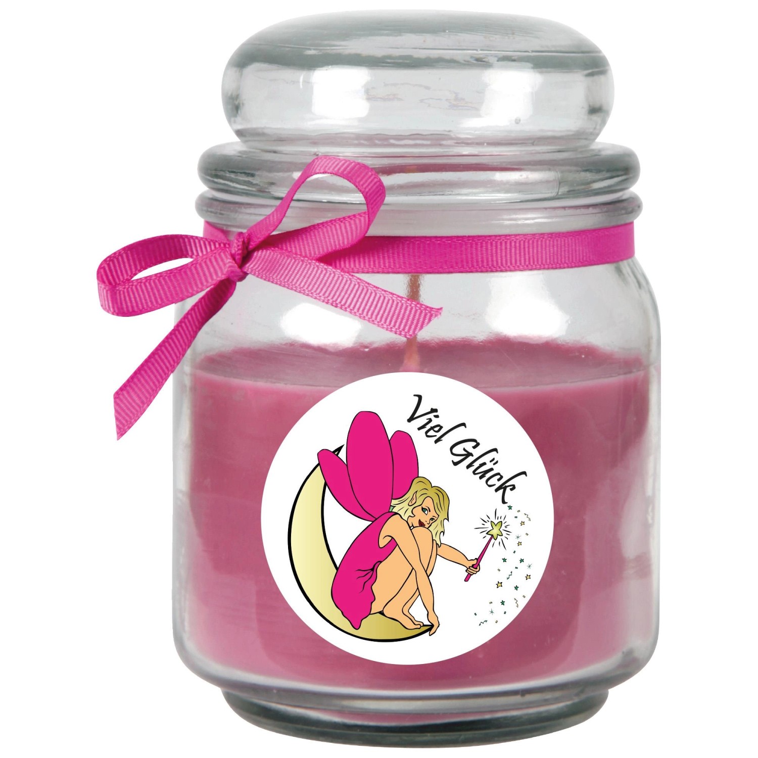 HS Candle Duftkerze & Bonbon Glas Viel Glück Lila Lavendel HS Candle Duftkerze & Bonbon Glas Viel Glück Lila Lavendel von HS Candle