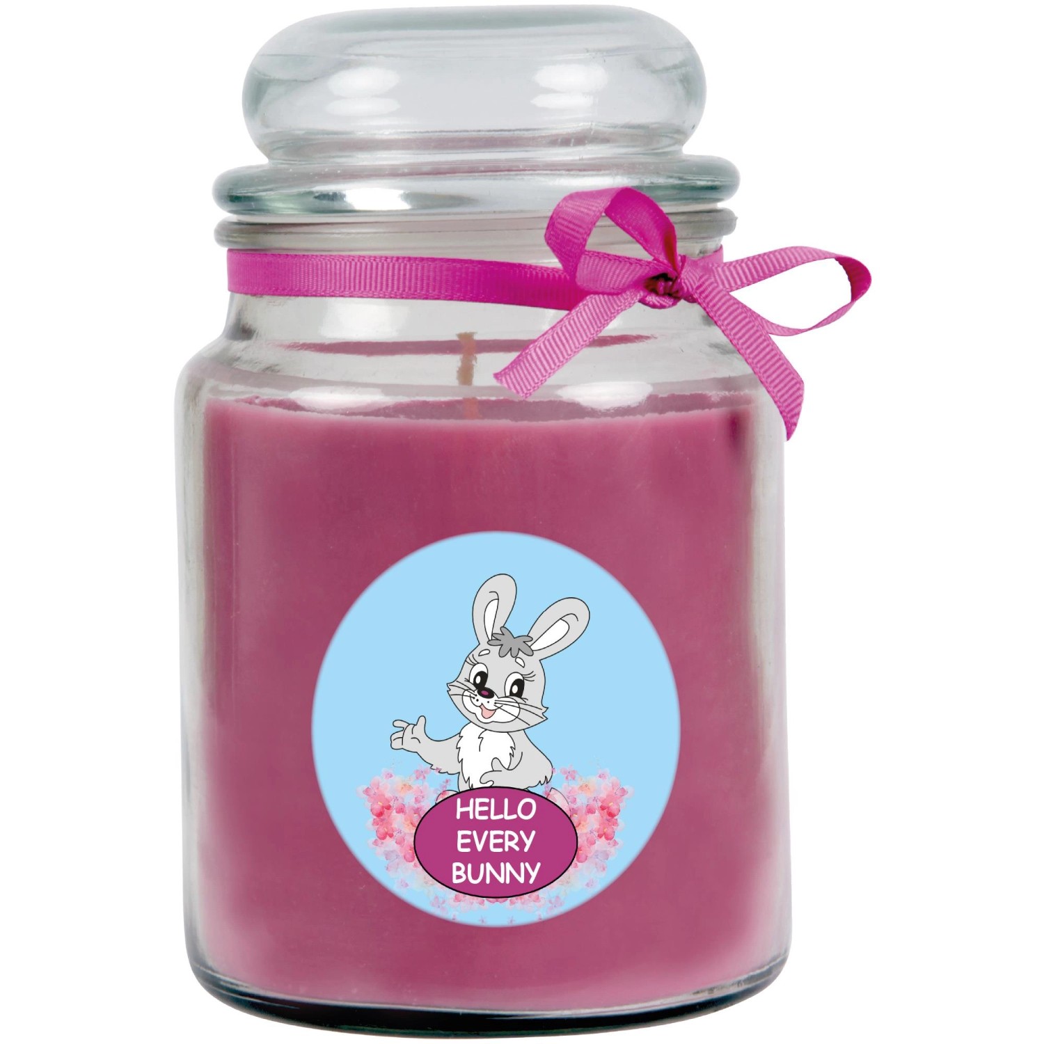 HS Candle Duftkerze & Glas Comic Lila Lavendel HS Candle Duftkerze & Glas Comic Lila Lavendel von HS Candle