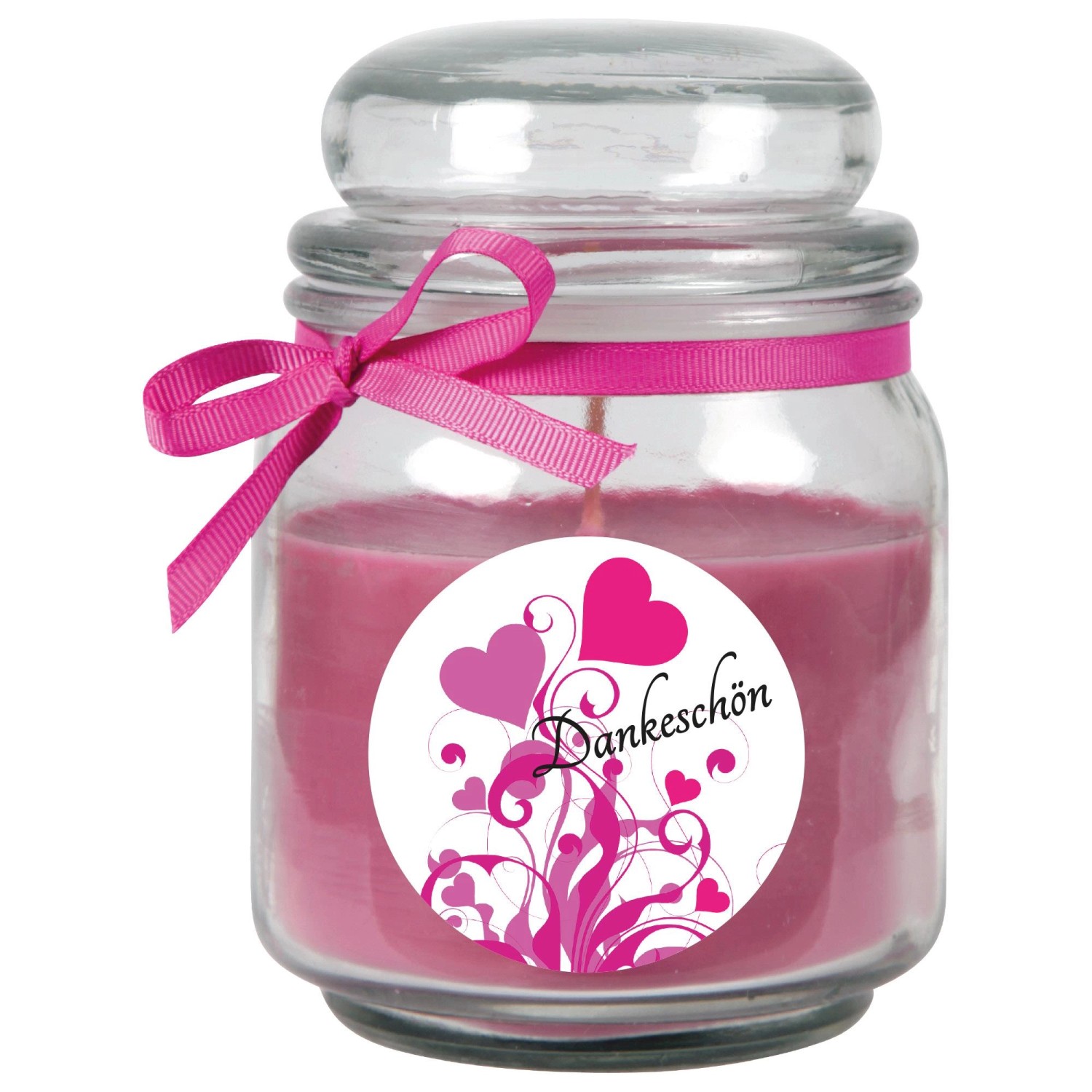 HS Candle Duftkerze & Glas Danke Lila Lavendel HS Candle Duftkerze & Glas Danke Lila Lavendel von HS Candle