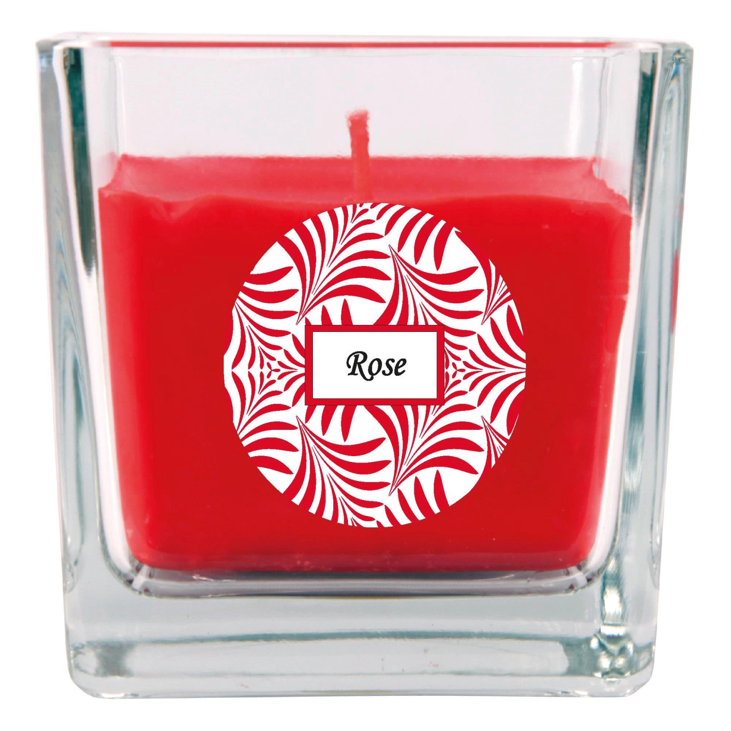 HS Candle Duftkerze & Glas Duft Schriftzug Viereck 8 x 7,5cm Rose HS Candle Duftkerze & Glas Duft Schriftzug Viereck 8 x 7,5cm Rose von HS Candle