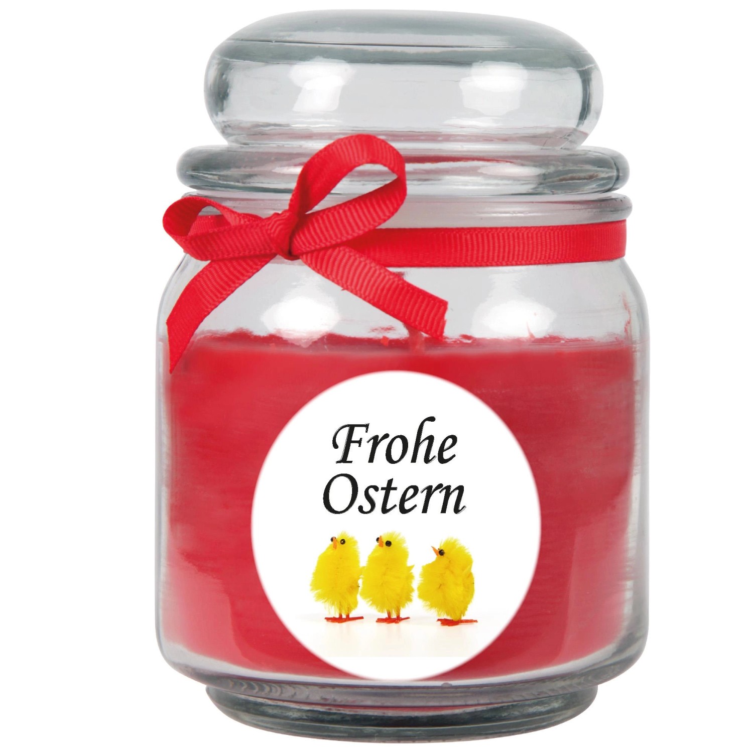 HS Candle Duftkerze & Glas Frohe Ostern Bonbon Ø9 cm Rose Küken HS Candle Duftkerze & Glas Frohe Ostern Bonbon Ø9 cm Rose Küken von HS Candle