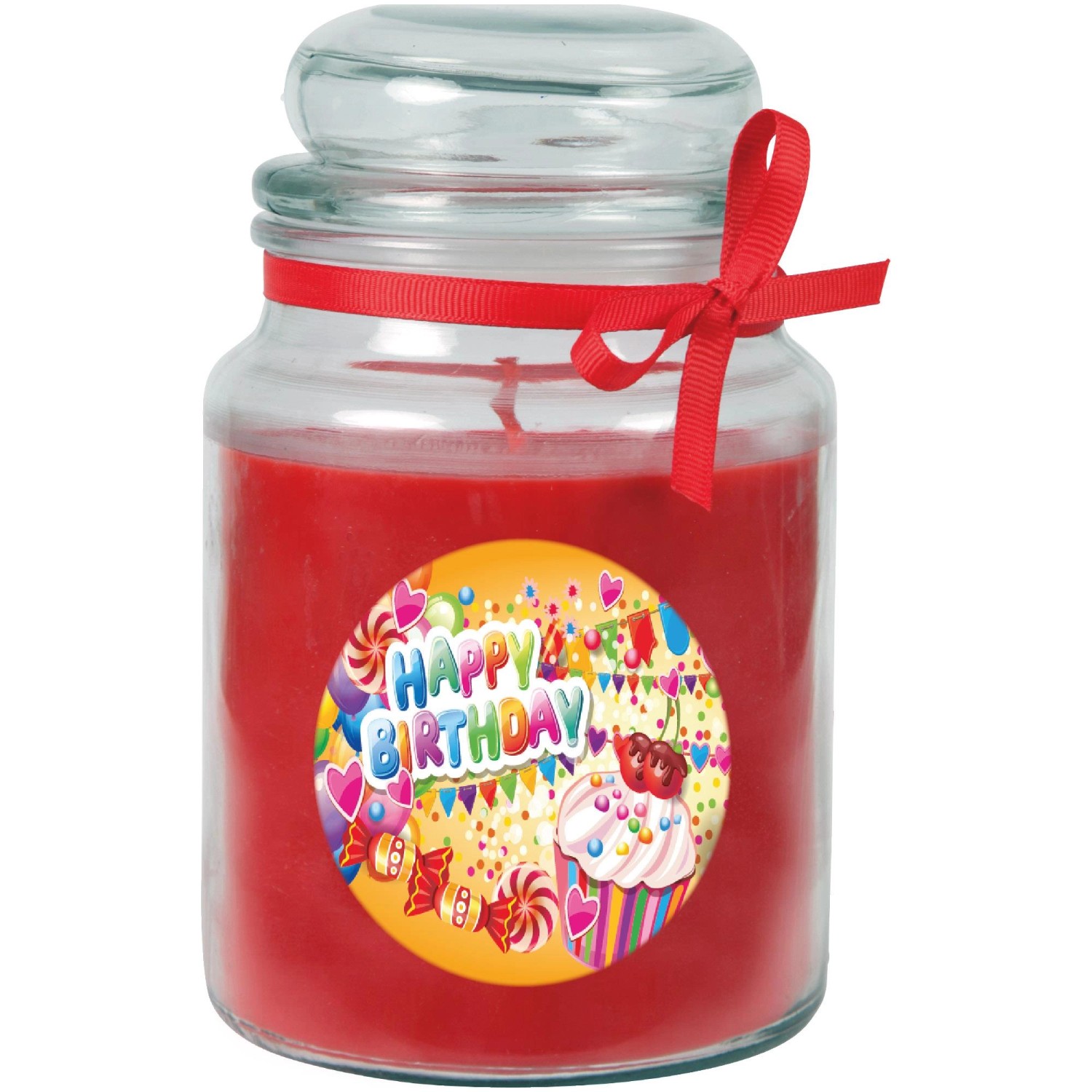 HS Candle Duftkerze & Glas Happy Birthday Bonbon Rose Cupcake HS Candle Duftkerze & Glas Happy Birthday Bonbon Rose Cupcake von HS Candle