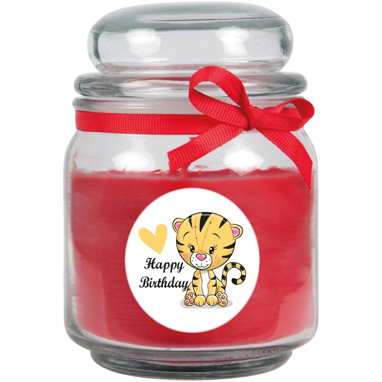 HS Candle Duftkerze & Glas Happy Birthday Bonbon Rose Tiger HS Candle Duftkerze & Glas Happy Birthday Bonbon Rose Tiger von HS Candle