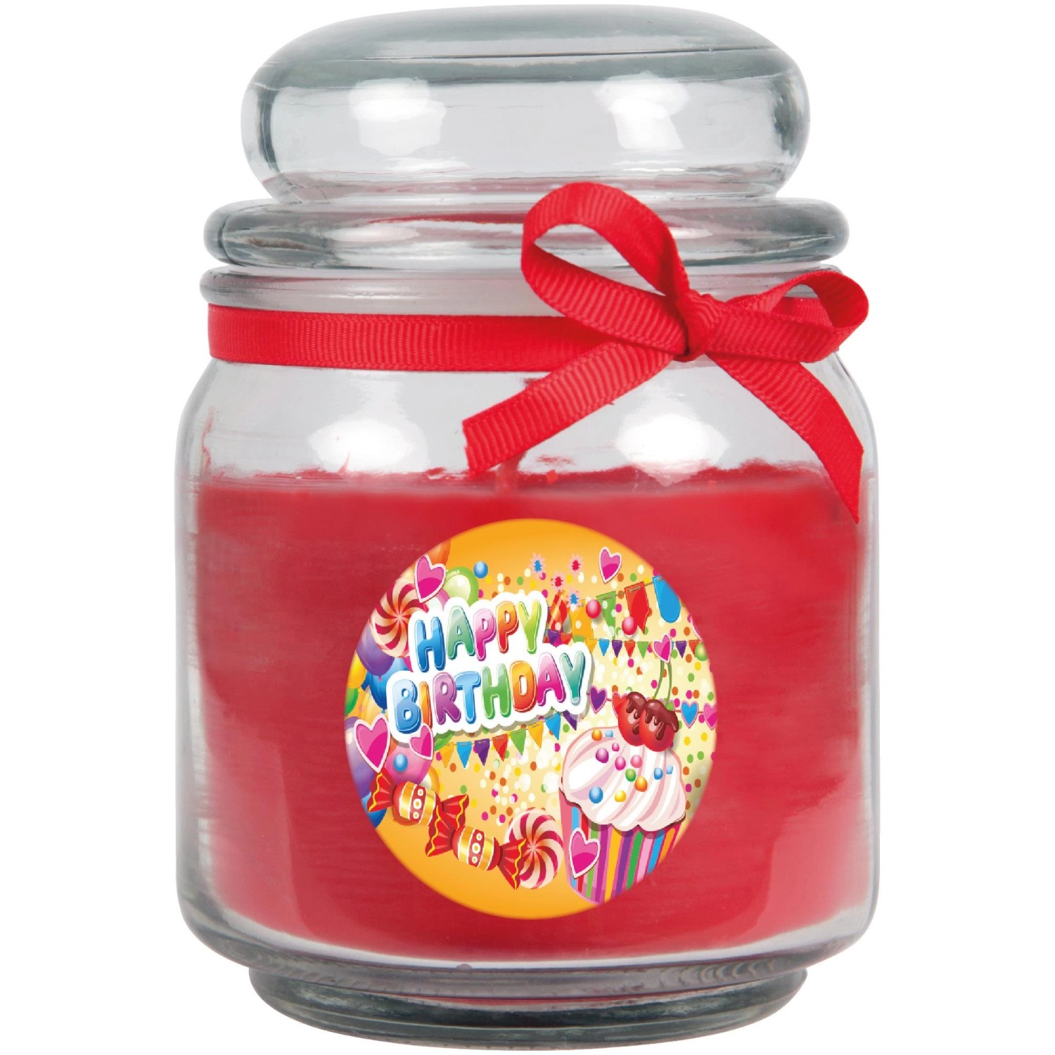 HS Candle Duftkerze & Glas Happy Birthday Rose Cupcake HS Candle Duftkerze & Glas Happy Birthday Rose Cupcake von HS Candle