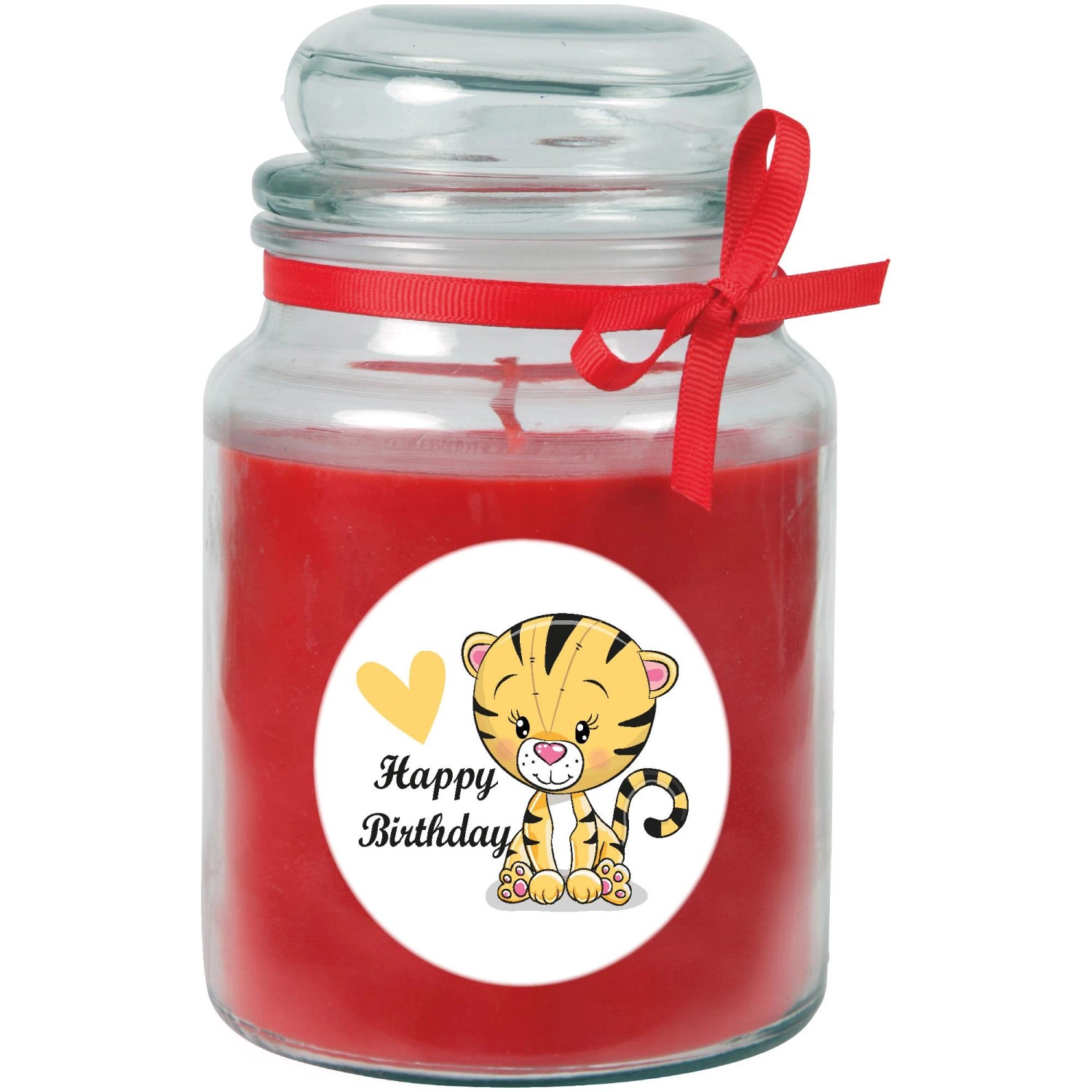 HS Candle Duftkerze & Glas Happy Birthday Tiger Rose HS Candle Duftkerze & Glas Happy Birthday Tiger Rose von HS Candle
