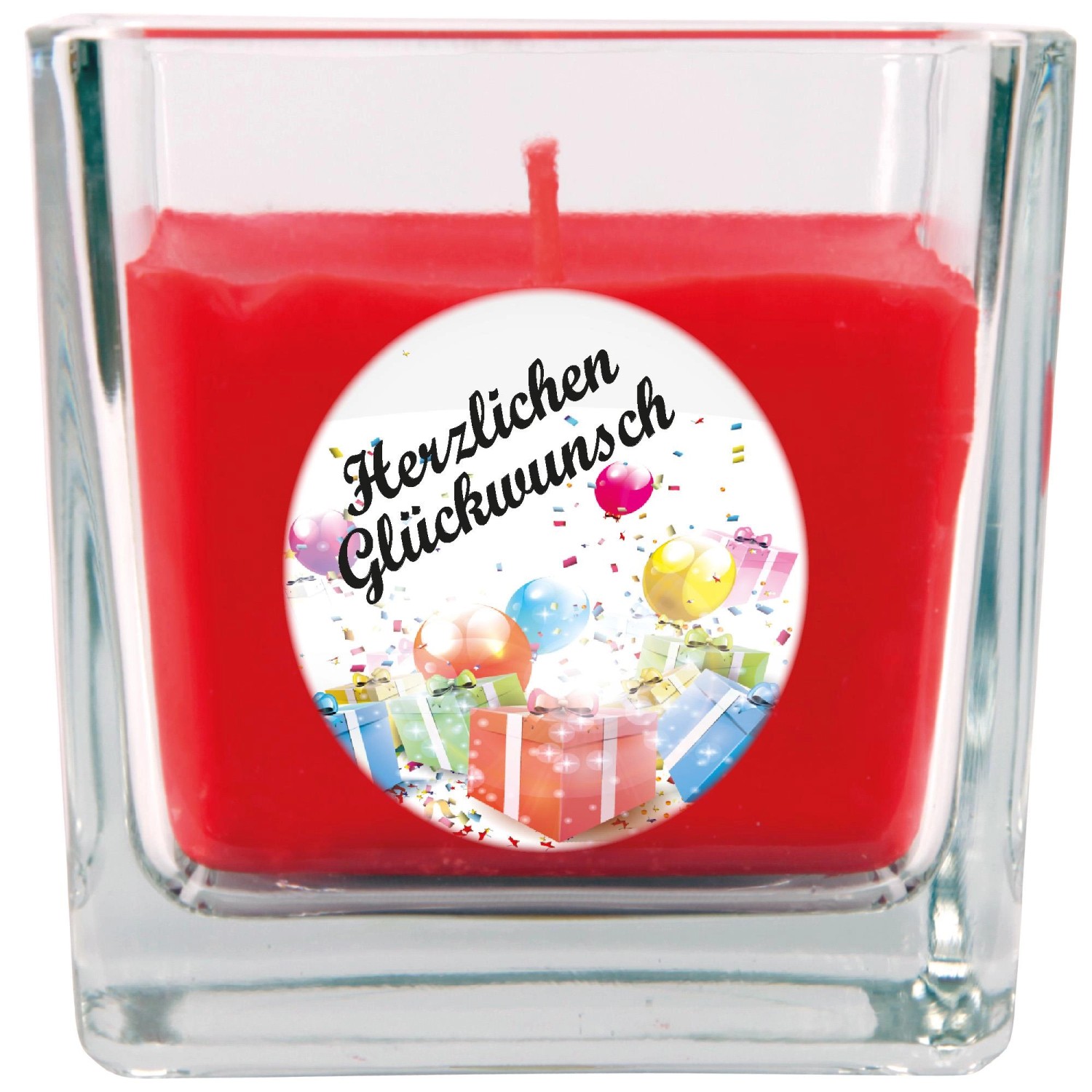 HS Candle Duftkerze & Glas Happy Birthday Viereck Rose Geschenke HS Candle Duftkerze & Glas Happy Birthday Viereck Rose Geschenke von HS Candle