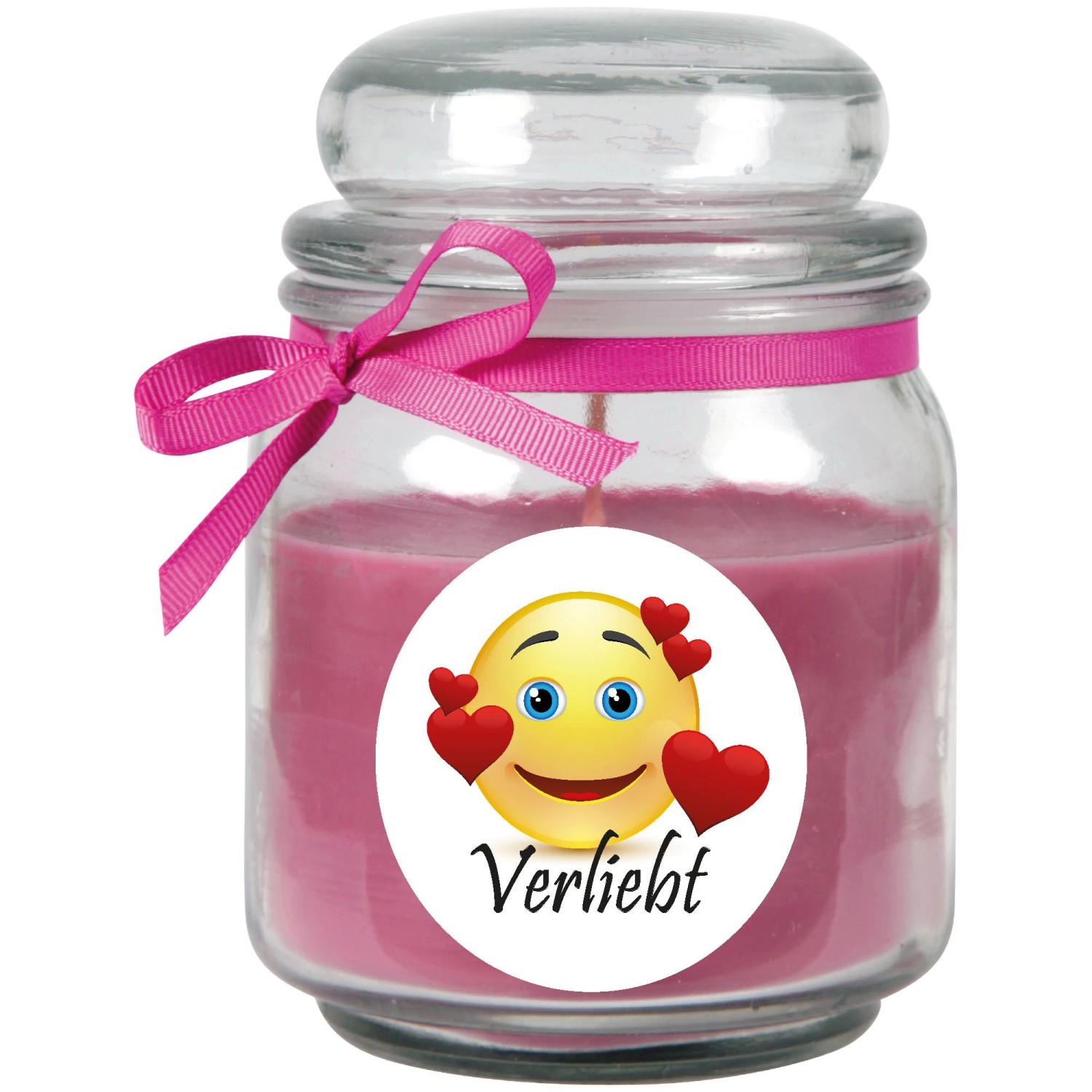 HS Candle Duftkerze & Glas Herzen Lavendel Lila HS Candle Duftkerze & Glas Herzen Lavendel Lila von HS Candle