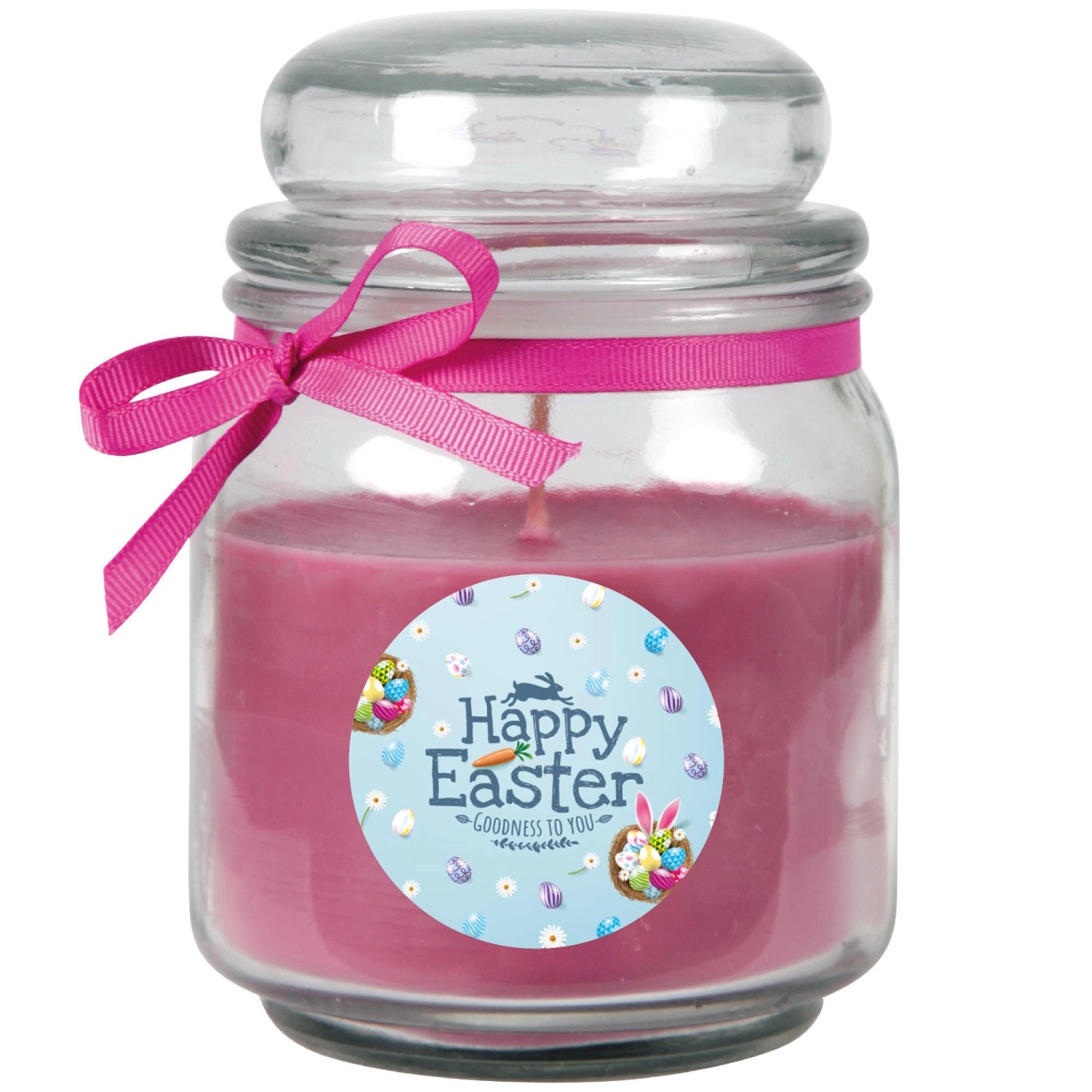 HS Candle Duftkerze & Glas Ostern Lila Bonbon 70h Happy Easter Hellblau HS Candle Duftkerze & Glas Ostern Lila Bonbon 70h Happy Easter Hellblau von HS Candle
