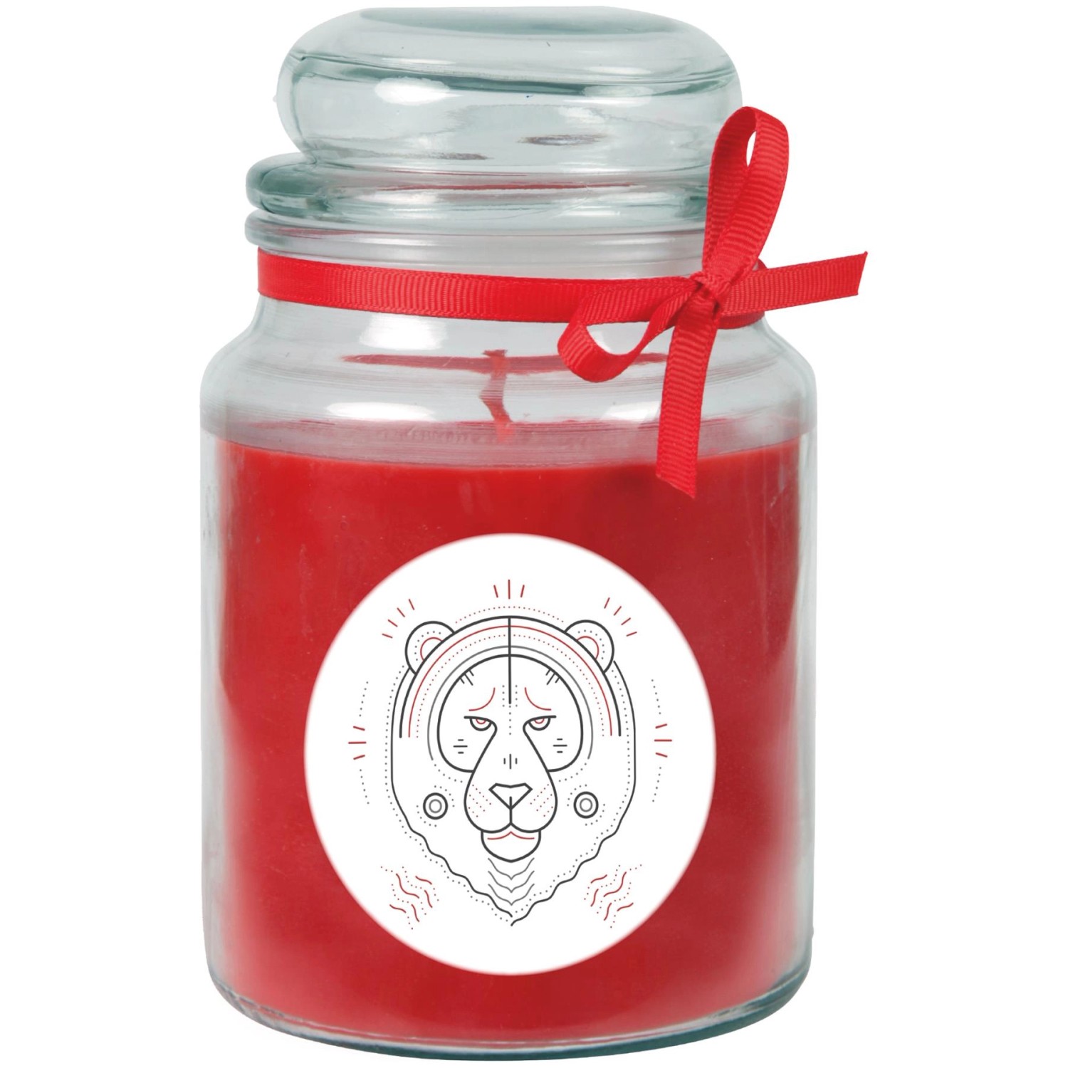 HS Candle Duftkerze & Glas Sternzeichen Rose 110 Stunden Löwe HS Candle Duftkerze & Glas Sternzeichen Rose 110 Stunden Löwe von HS Candle
