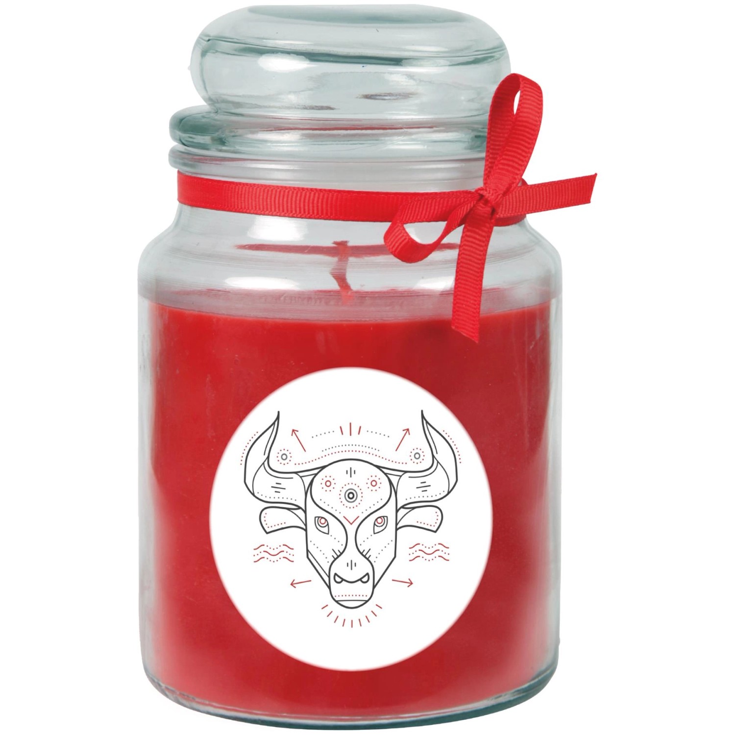 HS Candle Duftkerze & Glas Sternzeichen Rose 110 Stunden Stier HS Candle Duftkerze & Glas Sternzeichen Rose 110 Stunden Stier von HS Candle