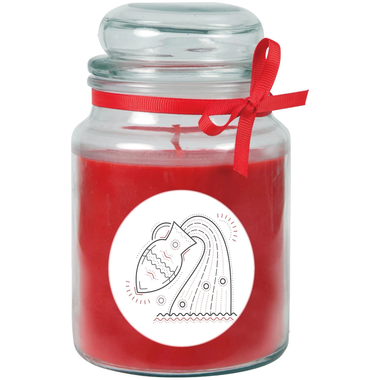 HS Candle Duftkerze & Glas Sternzeichen Rose 110 Stunden Wassermann HS Candle Duftkerze & Glas Sternzeichen Rose 110 Stunden Wassermann von HS Candle