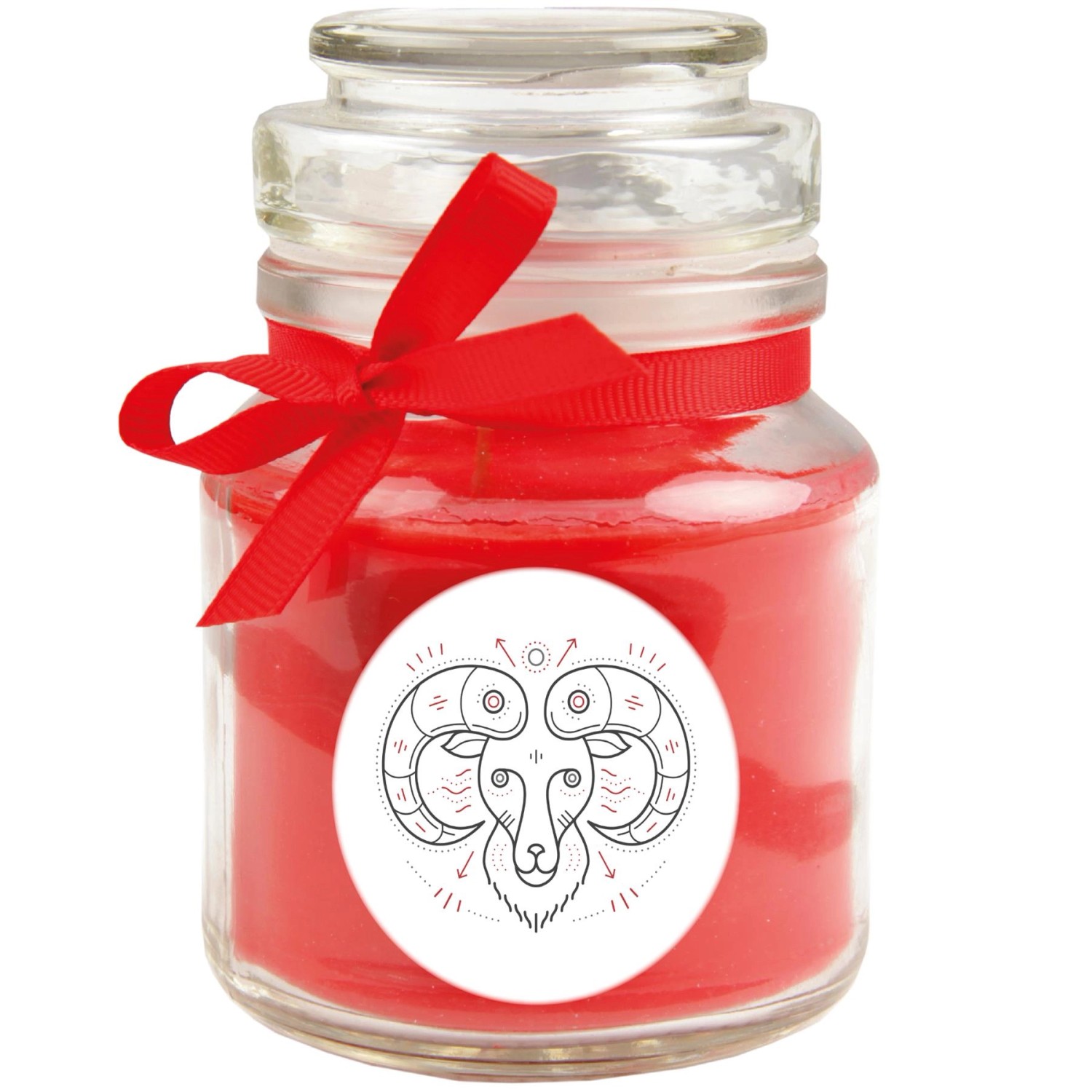 HS Candle Duftkerze & Glas Sternzeichen Rose 30 Stunden Widder HS Candle Duftkerze & Glas Sternzeichen Rose 30 Stunden Widder von HS Candle