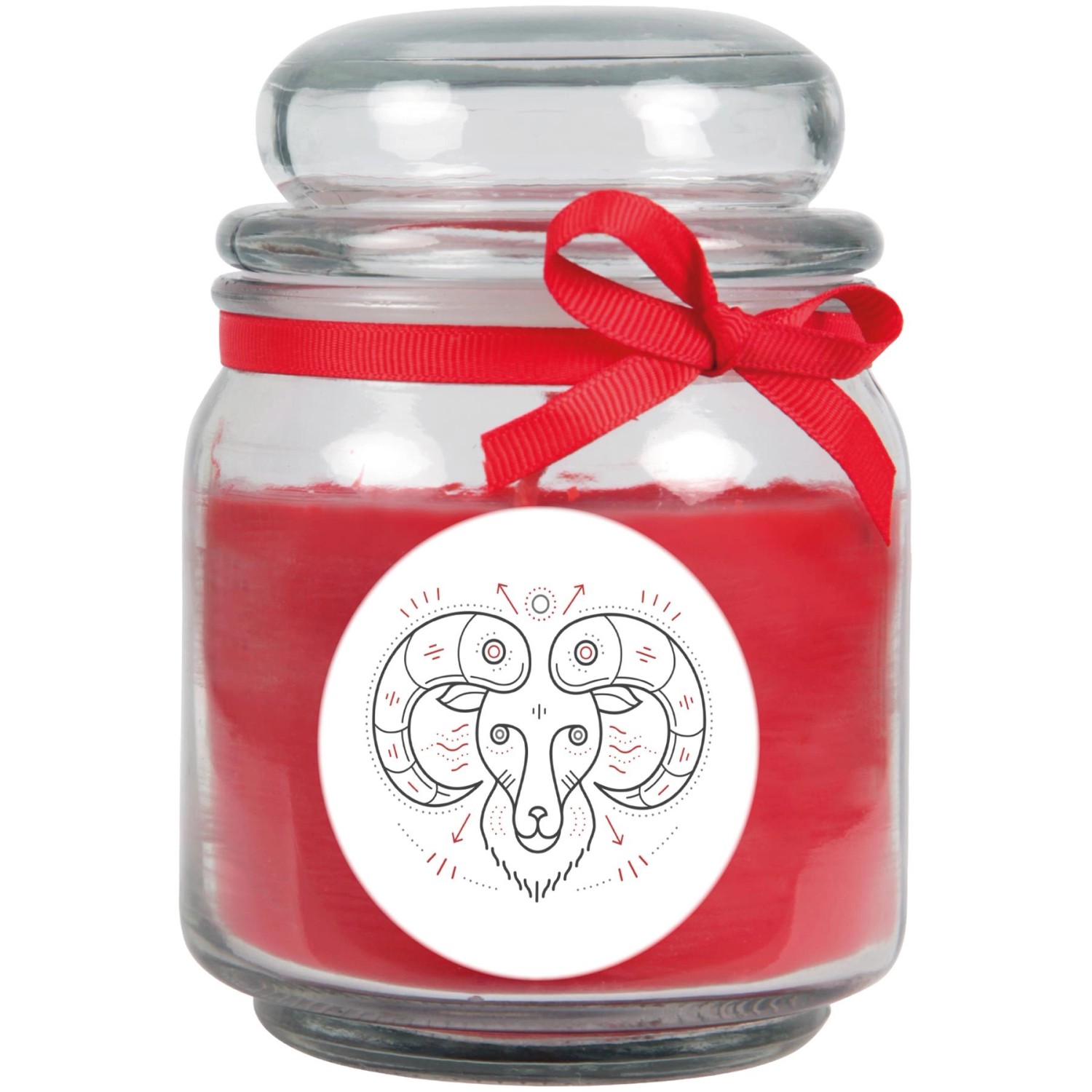 HS Candle Duftkerze & Glas Sternzeichen Rose 70 Stunden Widder HS Candle Duftkerze & Glas Sternzeichen Rose 70 Stunden Widder von HS Candle