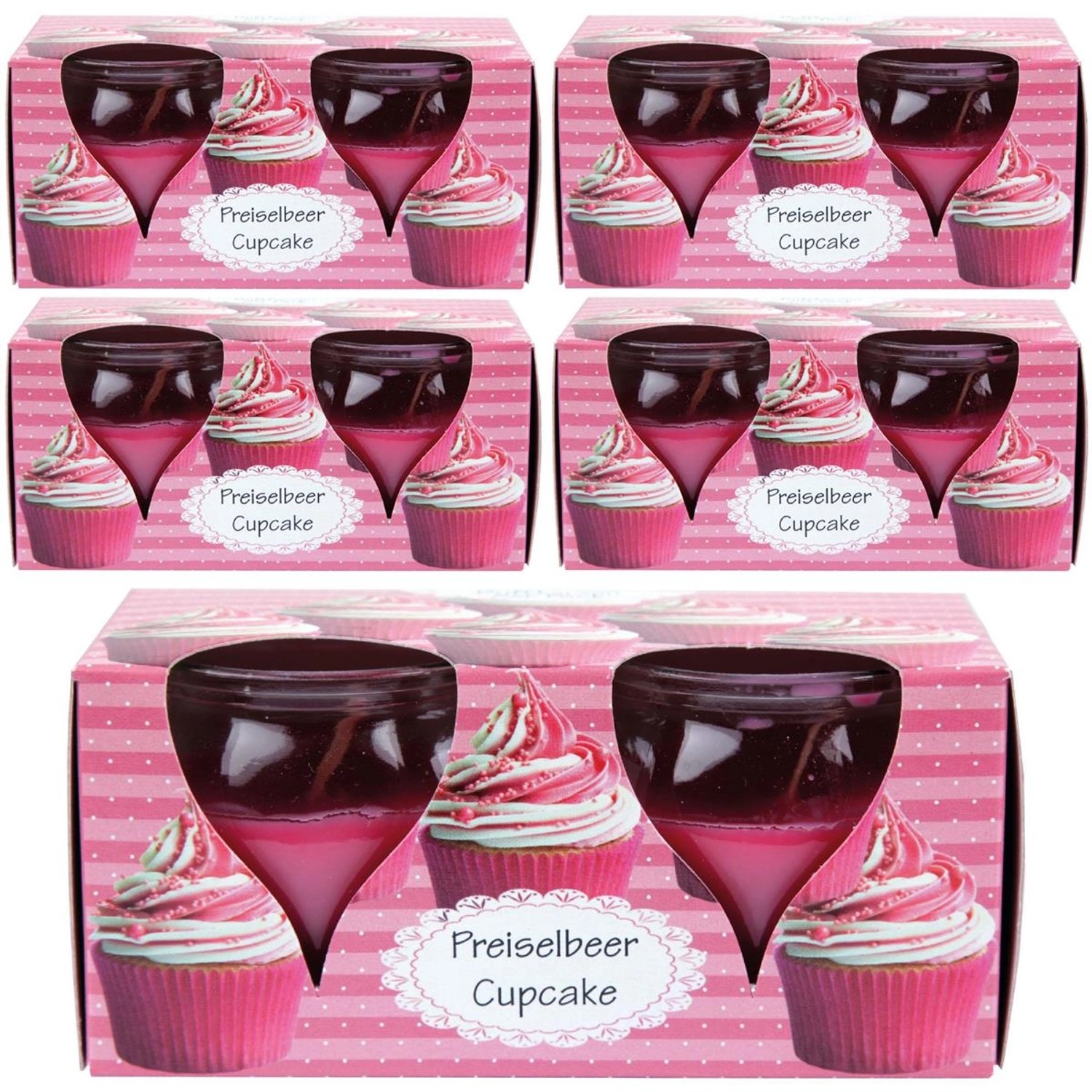HS Candle Duftkerzen Creation 10er Pack Preiselbeer Cupcake HS Candle Duftkerzen Creation 10er Pack Preiselbeer Cupcake von HS Candle