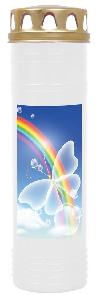 HS Candle Grabkerze GK-03712 (1-tlg), Grabkerze Brenndauer 100 Stunden viele vers. Variationen und Motive von HS Candle