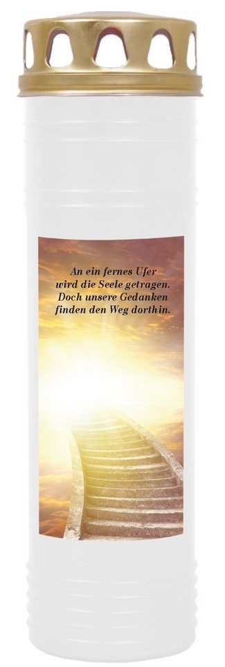 HS Candle Grabkerze GK-03712 (1-tlg), Grabkerze Brenndauer 100 Stunden viele vers. Variationen und Motive von HS Candle