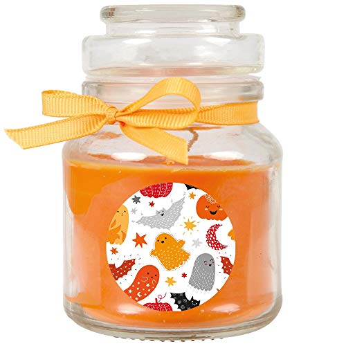 HS Candle "Halloween" Duftkerze im Bonbonglas - viele Motive zur Auswahl, Ideale Herbstdeko von HS Candle