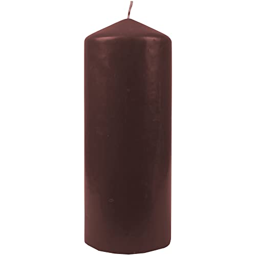 HS Candle Wachskerzen Stumpenkerzen Ø6cm x 17cm (viele Farben) - Lange Brenndauer - Hergestellt in EU - Kerzen Blockkerzen - Wachs Stumpen von HS Candle