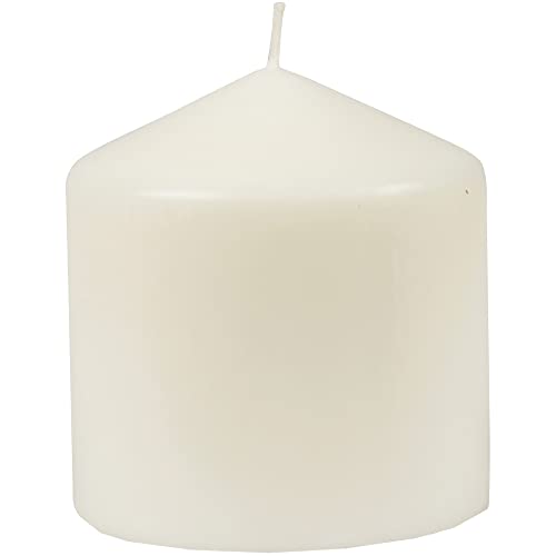 HS Candle Wachskerzen Stumpenkerzen Ø8cm x 8cm (viele Farben) - Lange Brenndauer - Hergestellt in EU - Kerzen Blockkerzen - Wachs Stumpen von HS Candle