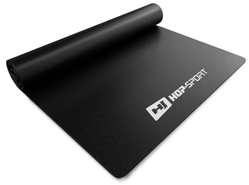 Hop-Sport Bodenschutzmatte aus PVC 0,6mm Dicke Unterleg und Schutzmatte für Fitness & Sportgeräte in DREI Größen zur Auswahl 220x110cm von HS HOP-SPORT