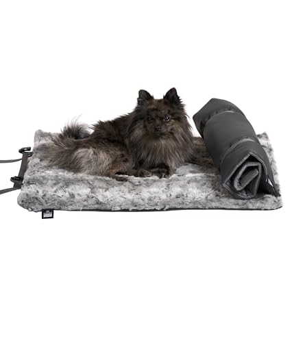 Made in Germany Outdoor Hundedecke, Shadow, 55x75cm I robuste & wasserfeste Reise-Hundedecke I waschbar bei 40° - mit 3 cm Vlies-Füllung von HS-Hundebett