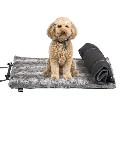 Made in Germany Outdoor Hundedecke, Shadow, 65 x 95 cm I robuste & wasserfeste Reise-Hundedecke I waschbar bei 40° - mit 3 cm Vlies-Füllung von HS-Hundebett