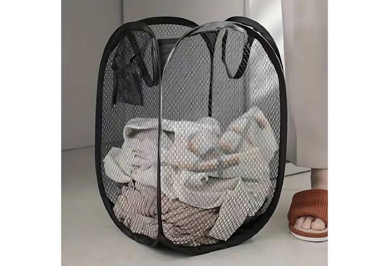 HS.SUPPLY Wäschekorb Netz Wäschekorb, Faltbar, Faltbarer Stoffkorb, Mesh Korb HS.SUPPLY Wäschekorb Netz Wäschekorb, Faltbar, Faltbarer Stoffkorb, Mesh Korb von HS.SUPPLY