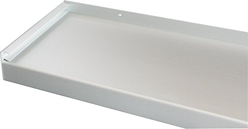 Fensterbank, Fensterbrett 110 mm Tief, 1200 mm Lang - Silber (Ohne Seitenteile) von HS24