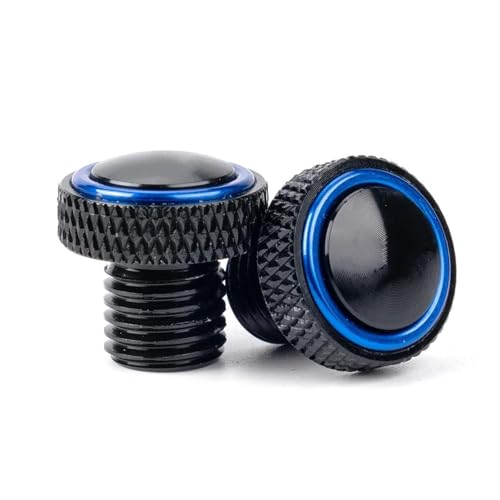 HSAJFEB Abdeckkappen Motorrad-Rückspiegellöcher Schraubenbolzen Abdeckkappen Für Suzuki GSXS 750 GSX-S 750 GSX S750 GSXS 1000 GSXS125 150 950 Motorradzubehör(Blau) von HSAJFEB