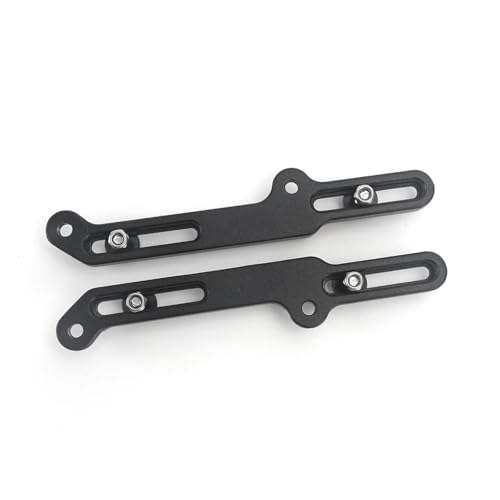 HSAJFEB Motorrad Für NC750X NC 750X 2016 2017 2018 2019 2020 Motorrad-Windschutzscheibenversteller Aluminium-Windschutzscheibenhalterung Windschild(Schwarz) von HSAJFEB