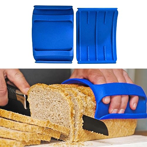 1 Stück Ofenhandschuhe Silikon Topflappen Ofen Backen Dicke Handschuhe Anti-Rutsch Hitzebeständige Backhandschuhe für Küche, Kochen,Mikrowelle Rot Blau von HSAJS