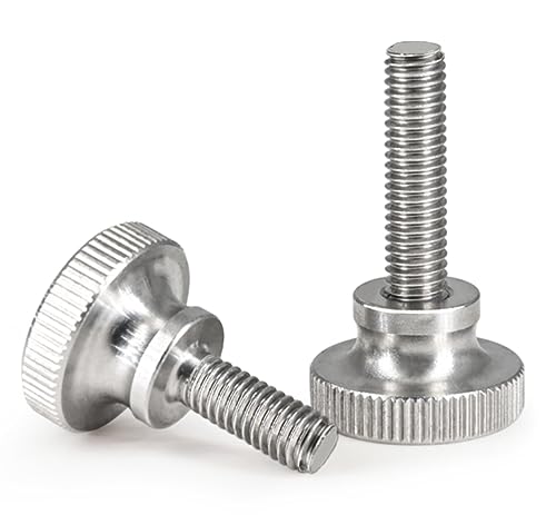 HSCRSTAR M2x8mm 20stück Rändelte Fingerschraube aus Edelstahl von HSCRSTAR