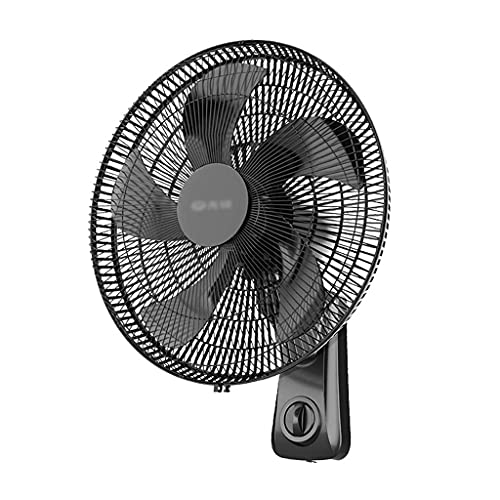 Hornventilator Industrielle Wandmontage, Schüttelkopf Mechanisch Starker Luftvolumenventilator Restaurant Küche Kordelzug Wandventilator (16 Zoll) von HSDAFCSW