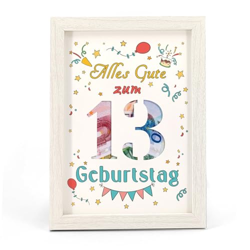 13. Geburtstag Geldgeschenk, Geldgeschenke Geburtstag 13 Alles Gute zum 13.Geburtstag Deko Mädchen Junge, Geschenk 13. Geburtstag Kreative Geschenkideen zum 13 Geburtstagskarte für Freunde, Familie von HSDSH