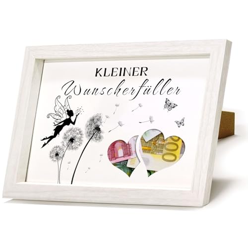 Wunscherfüller Geldgeschenk Bilderrahmen Pusteblume Geldgeschenke Verpackung Glück verschenken zum Geburtstag Reisen Hochzeit Jugendweihe Konfirmation Kommunion Lustige Geschenke für Männer Frauen Wunscherfüller Geldgeschenk Bilderrahmen Pusteblume Geldgeschenke Verpackung Glück verschenken zum Geburtstag Reisen Hochzeit Jugendweihe Konfirmation Kommunion Lustige Geschenke für Männer Frauen von HSDSH