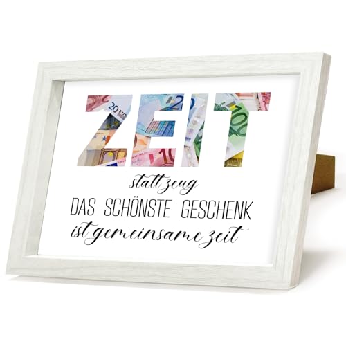 Zeit statt Zeug Geldgeschenke, Geldgeschenk Bilderrahmen, Geldgeschenke Geburtstag Verpackung, Lustige Wunscherfüller Geschenke für Geburtstag Hochzeit Jugendweihe Reisen Weihnachten Konfirmation Zeit statt Zeug Geldgeschenke, Geldgeschenk Bilderrahmen, Geldgeschenke Geburtstag Verpackung, Lustige Wunscherfüller Geschenke für Geburtstag Hochzeit Jugendweihe Reisen Weihnachten Konfirmation von HSDSH
