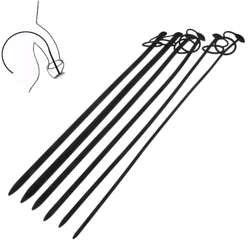 HSDwerwh BDSM Langer Harnröhrenstab Aus Silikon Mit Penisring Dilatator Harnröhren Plug Penisdilatator Urethral Dilator Penisplug SM Sexspielzeug Für Männer Frauen(7.5mm) von HSDwerwh
