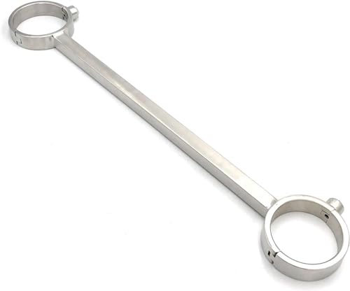 HSDwerwh BDSM Metall Bondage Press Lock Fußfesseln Edelstahl Fesseln Sexspielzeug für Paare Spreizstange(Female) von HSDwerwh