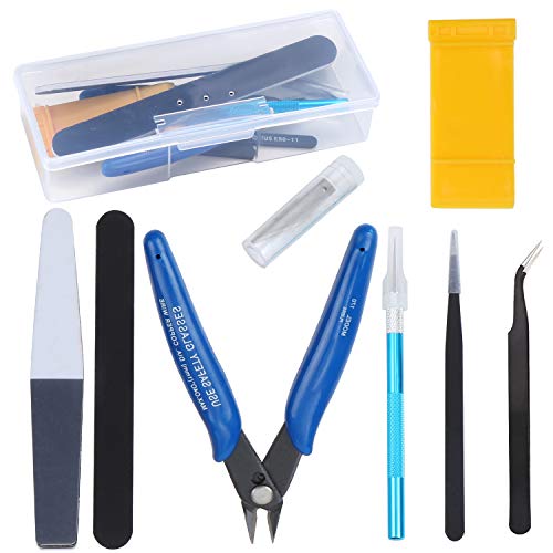 HSEAMALL 9 STÜCKE Modellbau Werkzeug Set,Gundam Modeler Grundwerkzeuge Hobby Werkzeug Sets Basic Tools für Auto Modell Bausatz DIY Reparatur HSEAMALL 9 STÜCKE Modellbau Werkzeug Set,Gundam Modeler Grundwerkzeuge Hobby Werkzeug Sets Basic Tools für Auto Modell Bausatz DIY Reparatur von HSEAMALL