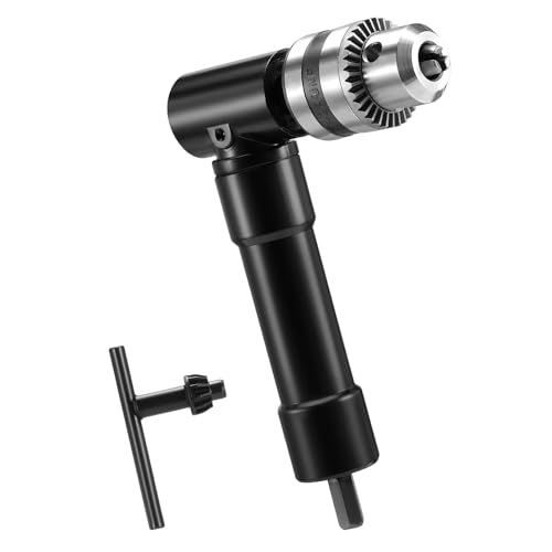 HSEAMALL Winkelbohrer Winkelbohraufsatz 90 Grad Bohrfutter 1-10 mm Winkel Bohrfutter 90 Grad Rechter Winkel Bohren Adapter HSEAMALL Winkelbohrer Winkelbohraufsatz 90 Grad Bohrfutter 1-10 mm Winkel Bohrfutter 90 Grad Rechter Winkel Bohren Adapter von HSEAMALL