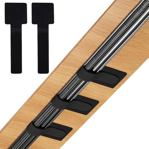 HSEANWWW 10 Stück Kabelmanagement Schreibtisch, Kabelbinder Selbstklebend Klettband Kabel Organizer Schreibtisch Kabelklemmen Kabelclips Kabelbefestigung für TV, Lichterkette, (schwarz, 10) von HSEANWWW