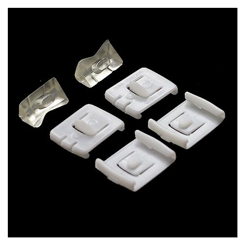 HSENY 6-teiliges Sitzschienen-Läufer-Clip-Schiebeführungsstück 435881203A 171881213B 191881213 Passend for Audi Passend for VW Passend for Seat Auto Kunststoff-Befestigungsclip von HSENY