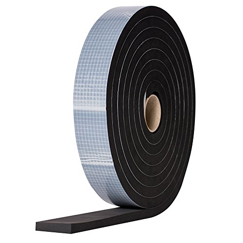 HSF Dichtband EPDM einseitig selbstklebend 10m Rolle (EPDM, 25mm x 6mm) von HSF