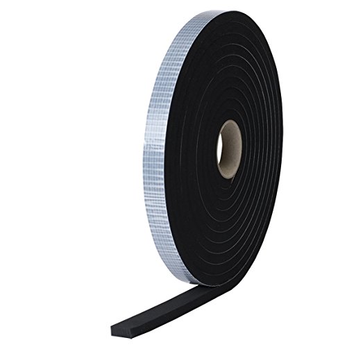 HSF Dichtband EPDM einseitig selbstklebend 10m Rolle (EPDM, 5mmx1mm) von HSF