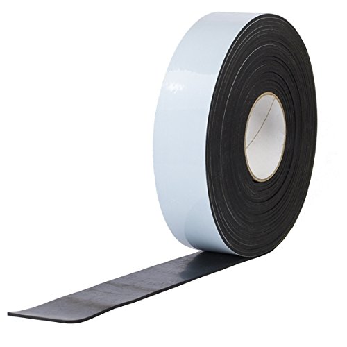 HSF Vollgummi EPDM 40mmx1mm einseitig selbstklebend 9,5m Rolle schwarz ca. 65 Shore A von HSF