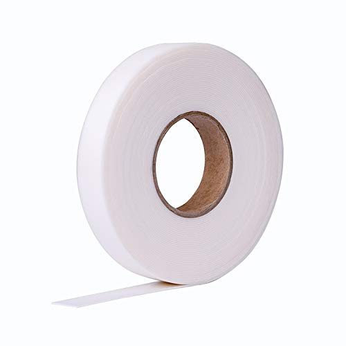 HSF Vorlegeband 7mmx1mm weiss oder schwarz einseitig selbstklebend 10m Rolle (weiss) von HSF